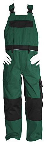 Kinder Arbeitshose Latzhose Engelbert Strauss Grün schwarz Gr. 110/116