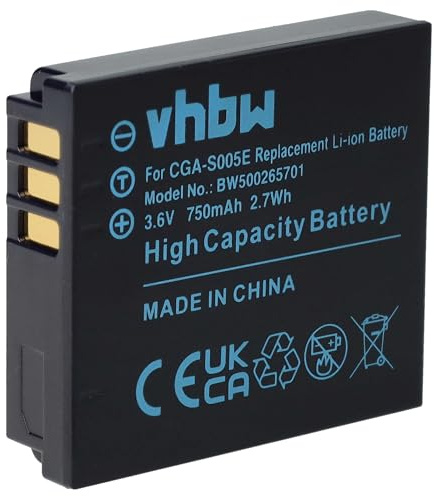 vhbw Replacement Battery compatible with FAVI Mini Projector, PJM-1000 Camera DSLR (750mAh, 3.6V, Li-Ion)