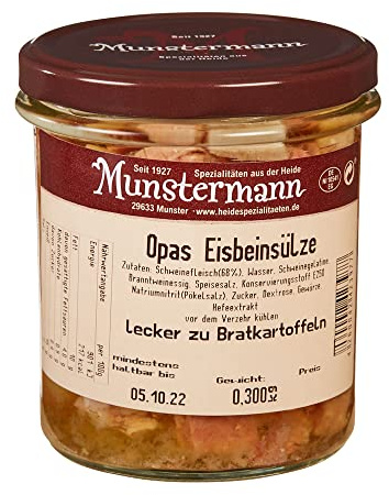 Munstermann Opas Eisbeinsülze