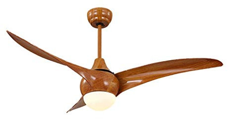 Ventola silenziosa a soffitto Ventilatore da soffitto vintage con luci Controllo remoto dimmer Ventilatore De Techo Ventilatore Ventilatore a soffitto a LED Risparmio energetico ( Color : Yellow )