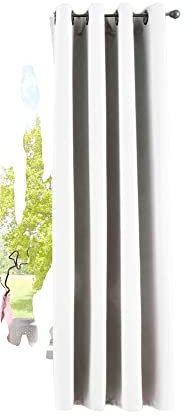 Gardinenbox Vorhang Blickdicht »Newyork« Weiß HxB 160x140 cm 1er-Pack Thermo-Gardine Verdunkelungsvorhang Blackout Ösen schalldämmend ÖKOTEX UV-Schutz Raffhalter, 201920600