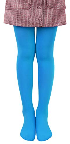 L&K-II Medias y Leggings Niñas verano Medias de Ballet Niñas Medias Baile de Niña 27251 Cielo azul 98/104