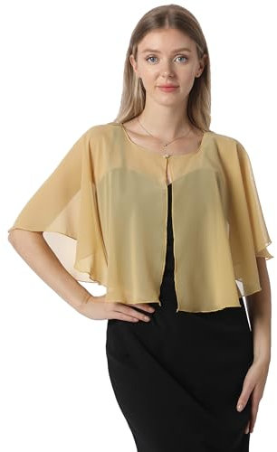 Hotshawl Damen Jkwp0001 Schal, Gold, One Size