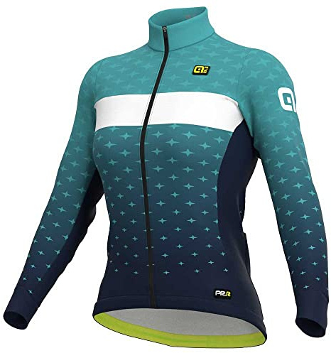 Alé Cycling PRR Stars Langarm Trikot Damen blau Größe M 2021 Radtrikot langärmlig