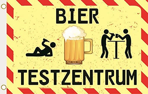 U24 Flagge Fahne Bierfahne Bier Testzentrum 90 x 150 cm