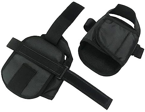 2PC anti-dérapant chaussures de contrainte de fauteuil roulant sangles de fixation réglables support de retenue de chaussure de sécurité empêcher les pieds de glisser des pédales de fauteuil roulant