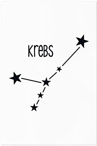 JUNIWORDS Poster, Sternbild Krebs (1003781), 20 x 30 cm