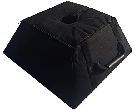 Sandsack für Sonnenschirmständer Canopy Weight Bag Square Tower passt auf jeden Offset-, Cantilever-, Fahnenmast- oder Terrassen-Schirmständer 28 * 46 * 21 cm