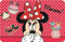 NEU Minnie Maus ARJ022457 Tischunterlage Platzdeckchen Malunterlage Knetunterlage Eßunterlage, Rot, Mittel, Polypropylen, Rechteckig, 1 Stück, Kinderparty
