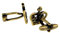Stfery Manschettenknöpfe Herren Wedding, Krone Manschettenknöpfe Bronze Kupfer Cufflinks Hohl Anzug Accessoires Schmuck Geschenk