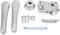 RV Serrure de Porte de Toilette Salle de Bain Serrure de Porte Caravane Bateau Loquet PoignéE Serrure RV Accessoires