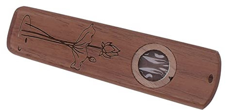 Holz Kazoo Flöte Holzspiel Gitarre Ukulele Begleitung Mundharmonika Membran Blasinstrument (Nussbaum)