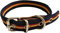 Collar de Perro Bandera de España de algodón Azul 35 cms | Collar Liso para Perro | Collar de algodón. Resistente a tirones y climatología. Collar Azul Rojo y Amarillo.