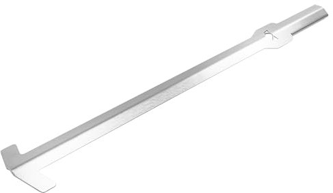 FENNEK Schürhaken | extra Lange Ausführung mit 67,5 cm | aus 100% Edelstahl mit breitem Haken | Made in Germany