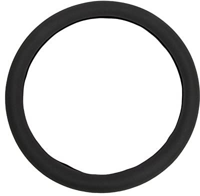 Auto Lenkradbezug, MoreChioce Universal Silikon Auto Lenkradhülle Anti Rutsch Lenkrad Abdeckung Lenkradschoner Lenkradschutz Durchmesser 34cm–40cm,Schwarz