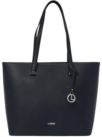 L.Credi Damen Flippa Handbag, Marineblau