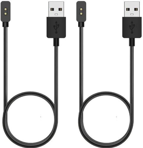 Kissmart Cargador para Xiaomi Mi Band 8/Band 9, cable de carga USB de repuesto para Mi Band 8/9 Fitness Tracker (2 unidades, 60 cm)