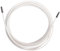 PICSIL Cavo di ricambio per corda da salto Cross Training, cavo in acciaio rivestito in PVC, lunghezza 3 m, spessore 2,5 mm, compatibile con altre marche (2,5 mm, bianco)