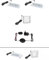 Homeface ARTITA LED VG Unterbauleuchten Glasbodenbeleuchtung 3er Set LED CLIPS/SPOT inkl. LED Netzteil 12V(3er Set - Kaltweiss 6500K)