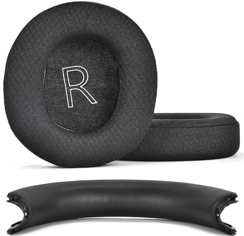 XBERSTAR Almohadillas compatibles con Microsoft Xbox Wireless Earpad, auriculares estéreo Xbox (almohadillas de malla y diadema de cuero)