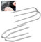 4 Pièces Outil D'Extraction de Autoradio, Clé Extraction Autoradio Clés de Démontage et Étriers de Déverrouillage Kit Universel pour Retrait et Installation de Systèmes Audio de Voiture