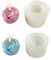 Rose Candle Mould, 2 Pcs 3D Rose Flower Silicone Mould Epoxy Resin Mold for Candle Making Handmade Soap Aromatherapy Fondant Cake Decoration DIY Craft Home Decor
