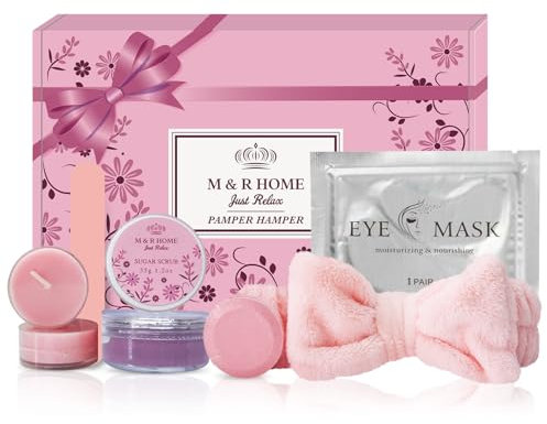 Bath Set & Pamper Gifts for Women – Mother's Day Gifts, Birthday Gifts for Her, Care Package for Women – Get Well Soon Hampers for Best Friend, Sister, Mum Care Packages