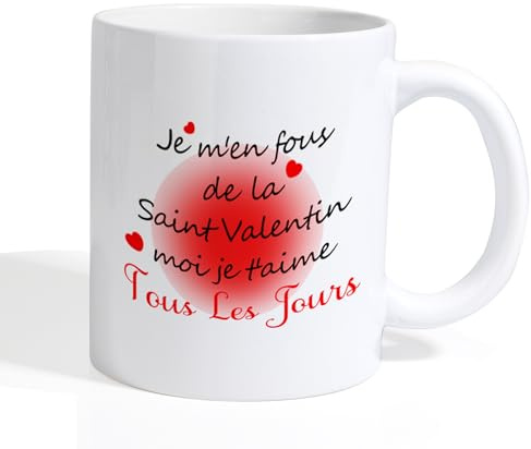 Hisxierng Cadeau Saint Valentin Pour Homme Cadeau St Valentin Femme Mug Pour Copine Copain Cadeaux Amoureux Mug Couple Cadeaux Noel Saint Valentin Pour Copine Copain Mari Couple