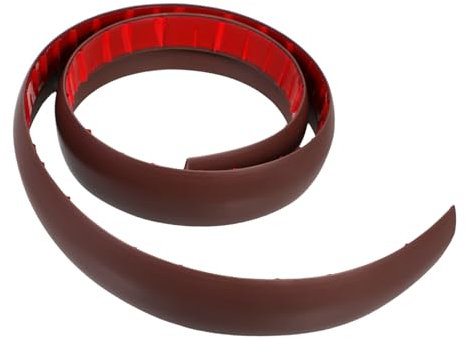 Hemobllo Selbstklebende Übergangsschiene aus Pvc für Holz und Fliesen Verstellbare Höhe Bodenschutz für Türschwellen