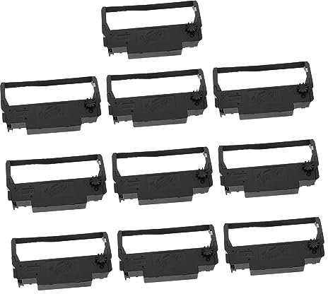 Lurrose Nylon Farbband Drucker Zubehör 10 Stücke für Nadeldrucker Tm-U220 U230 U210 Ersatzband für und Bondrucker Licht und Wasserbeständig Klare Druckqualität