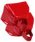 SECFOU Ornamento Per Bestiame Con Campanelle in Metallo Quadrate Rosse 2 Pezzi Pendenti Da Appendere Per Bestiame