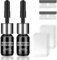 DEZEU Windscreen Chip Repair Kit,2025 Latest Upgraded Glass Repair Kit,5 Min Quick Glass Repair Liquid,Long-Lasting for Windscreens, Windows, Mirrors,All Crack Types Windscreen Repair Kit (Black).