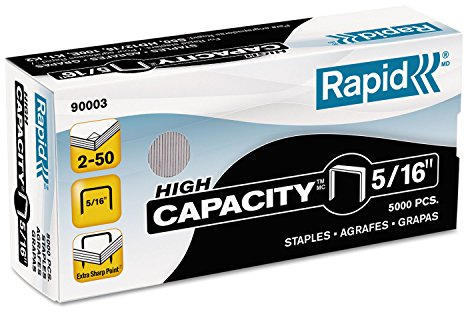 Rapid 90003 Heftklammern, hohe Kapazität, 5/16 Zoll, 5.000 Stück