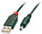 LINDY 70265 - Câble USB A vers adaptateur de prise DC, prise DC 2,5 mm/0,7 mm
