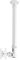 NewStar FPMA-C100WHITE - Soporte de techo para TV, color blanco
