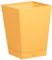RHODIA 118820C - Corbeille à Papier Orange - 24 x 24 x 32 cm - Piqûres Sellier Orange - Extérieur Simili Cuir - Collection Home Office rama - Organisation de Bureau & Rangement Design