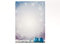 Weihnachtsbriefpapier | Weihnachtskugeln im Schnee | 20 Blatt weihnachtliches Motivpapier DIN A4 | Briefpapier