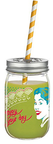 Ritzenhoff Make Take It Smoothieglas, Glas, Mehrfarbig, 0.75 x 0.75 x 13 cm