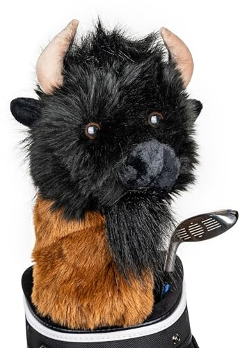 Daphne's Headcovers Buffalo Driver Headcover | Premium Driver Headcovers | Funny Golf Club Covers | Stylish Protection for Your Clubs | Men's Golf Gear | Driver Headcover for Men and Women