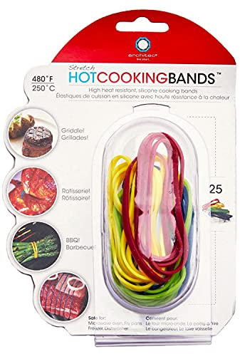Architec SCBMPEU Set de 20 liens silicone assortis- Elastiques de cuisson en silicone