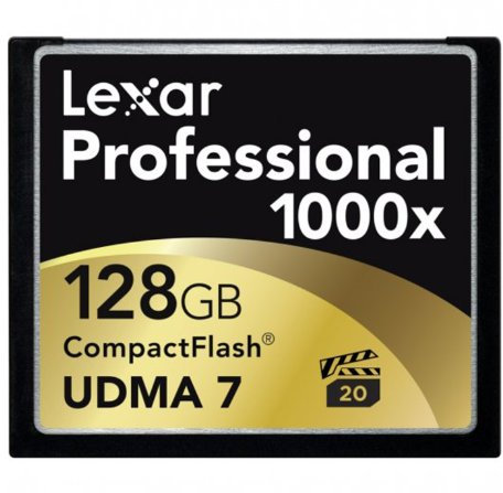 Lexar Professional 128GB 1000x 150MB/s High Speed UDMA CompactFlash Memory Card