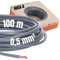 H05 V filo 0,5 mm-K grigio 100 m per 1 bobina prezzo
