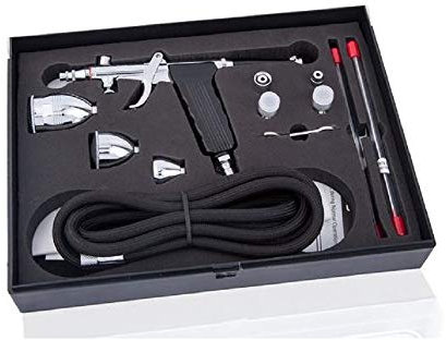 Pistola aerografo Fengda BD-116C con ugello da 0,3 mm e 0,5 mm e 0,8 mm