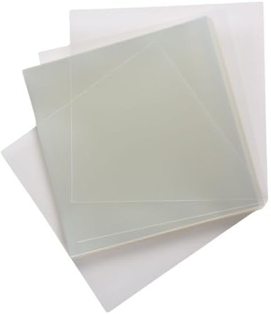 50 Stück Premium Single Schutzhüllen hoch transparent 185x185 mm Vinyl 7 Zoll Sleeve