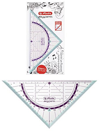 Herlitz Geometriedreieck my.pen / 16cm / Farbe: türkis