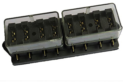 Etopars™ Car Vehicle Auto 8 Way Circuit Standard ATO Blade Fuse Box Block Holder 12V 24V