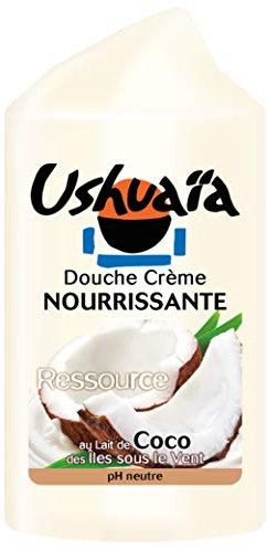 Ushuaïa Douche Crème Nourrissante Ressource au Lait de Coco des Îles sous le Vent 250 ml