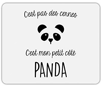 Mygoodprice Tapis de Souris Rectangle imprimé Panda