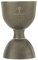 Barfly Jigger M37098VN Jigger Sonnette de jante droite en acier inoxydable 18/8 vintage