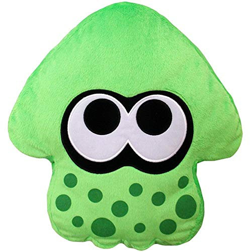 Nintendo Splatoon 2 - Cojín de calamar, color verde neón